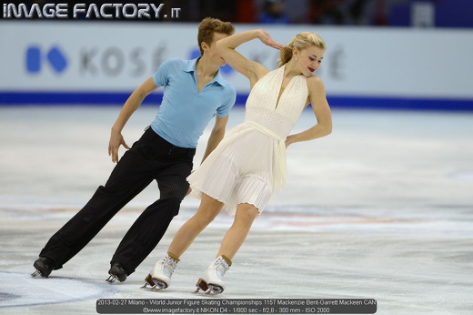 2013-02-27 Milano - World Junior Figure Skating Championships 1157 Mackenzie Bent-Garrett Mackeen CAN